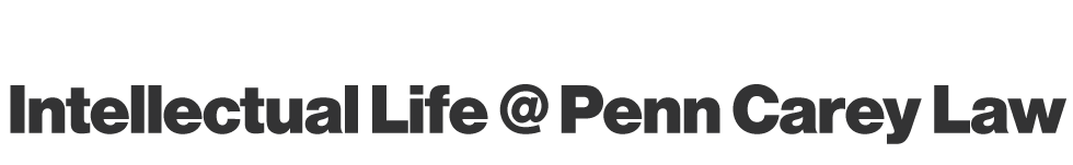 Penn Carey Law: Legal Scholarship Repository